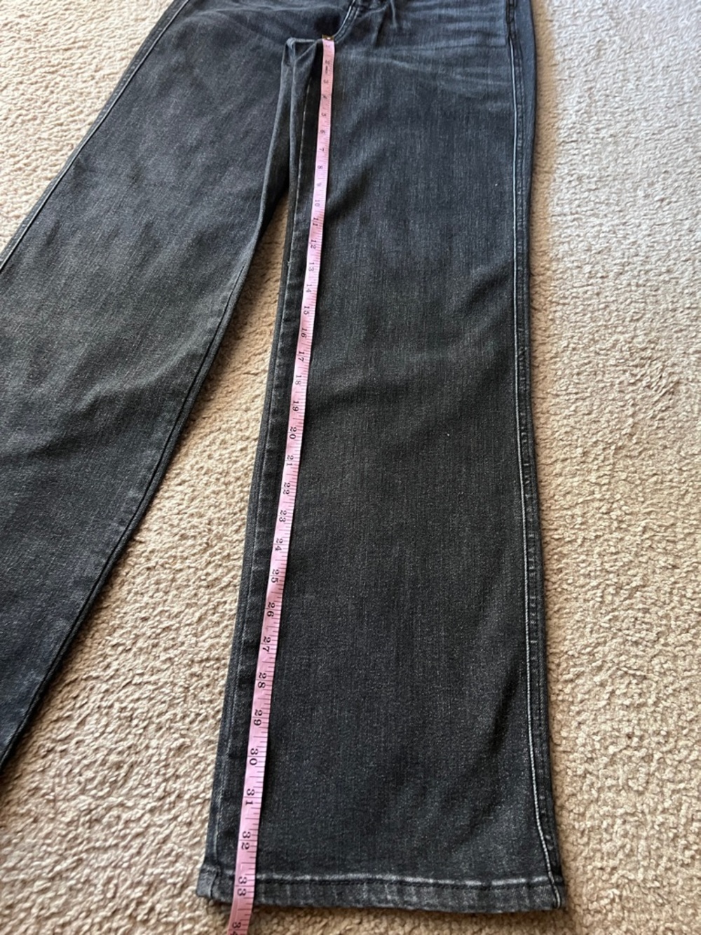 Judy Blue Black High Rise Straight Leg Jeans Sz 5/27 - Picture 8 of 12